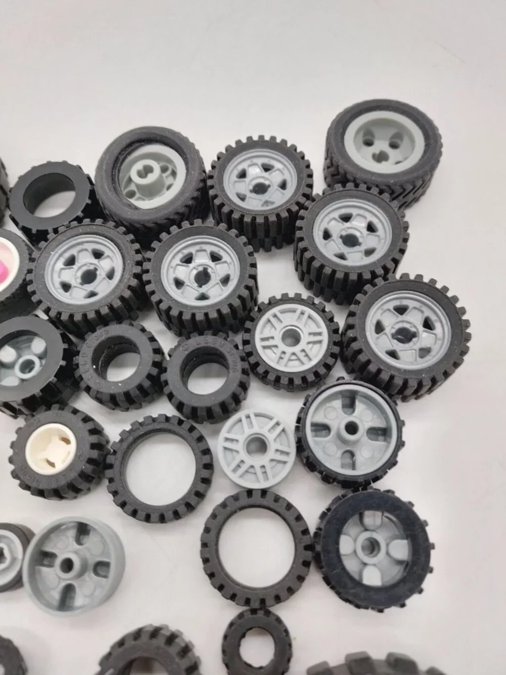 Lego Tires Lot From Various Lots Sizes READ